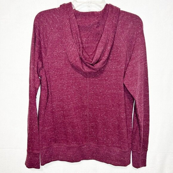 Nike U.S. Army Full Zip Hoodie Sweatshirt Womens Size L Purple Wine Lightweight - Picture 6 of 7